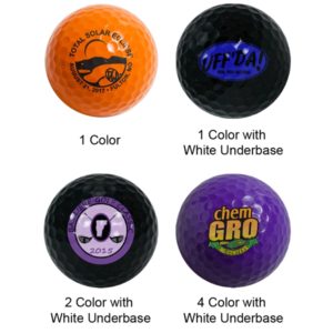 Colored golf balls by the dozen CATB